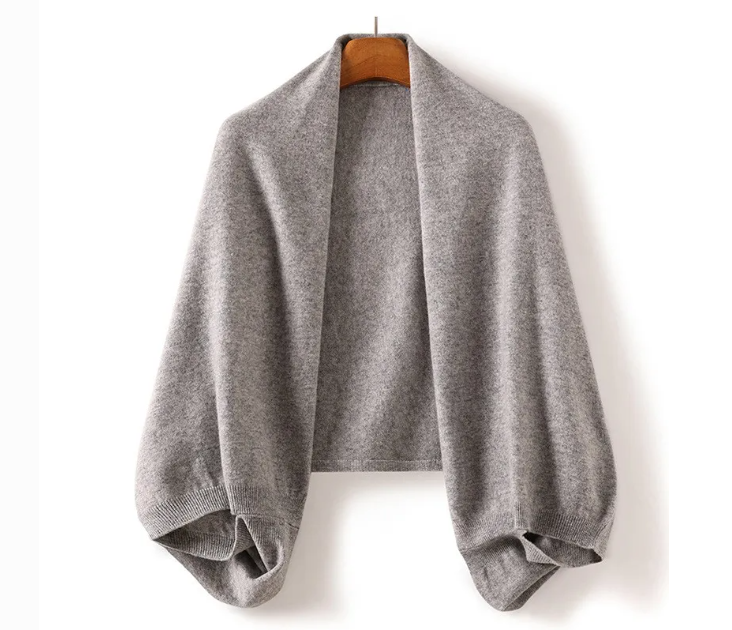 Cosy Wool Wrap - Gilet da donna