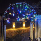Decorazione delle luci della stringa del LED della lampada solare della stella della luna
