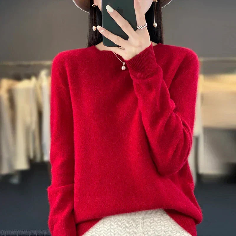 Pullover Elara in lana merino australiana al cento per cento