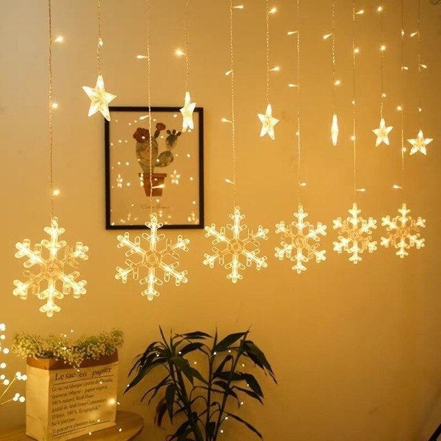 Decorazione delle luci della stringa del LED della lampada solare della stella della luna