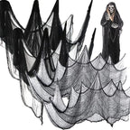 Decorazione di Halloween Web spettrale da incubo