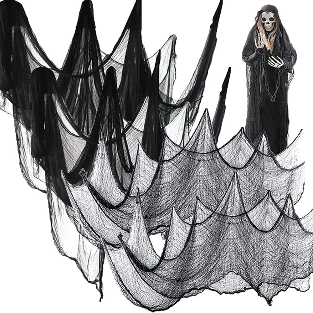 Decorazione di Halloween Web spettrale da incubo