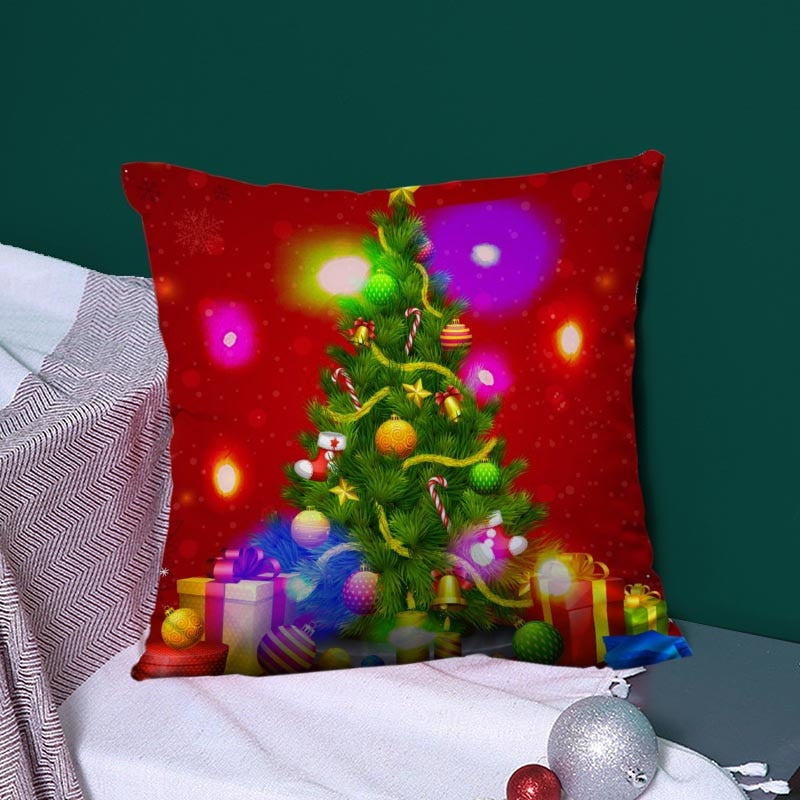 Federa per cuscino LED serie natalizia