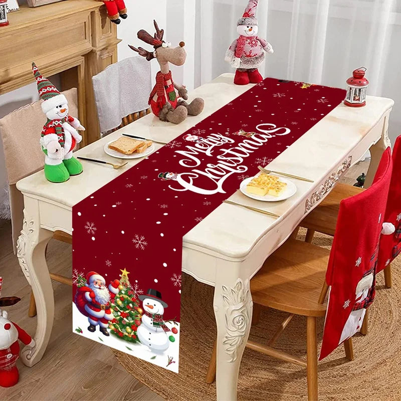 FestiLoom Runner da tavola natalizio | Design "Buon Natale" | 100% poliestere | Decorazioni festive per Natale e Capodanno 2025/2026