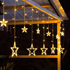 Decorazione delle luci della stringa del LED della lampada solare della stella della luna