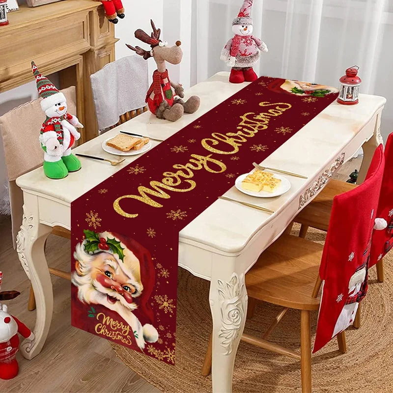 FestiLoom Runner da tavola natalizio | Design "Buon Natale" | 100% poliestere | Decorazioni festive per Natale e Capodanno 2025/2026