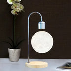 Lampada lunare a LED con levitazione magnetica e ricarica wireless