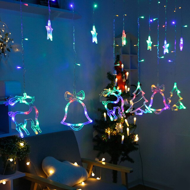 Decorazione delle luci della stringa del LED della lampada solare della stella della luna