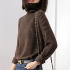 Elouise: Maglia Dolcevita in Lana da Donna