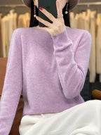 Adriana: Maglia da Donna 100% Lana Merino con scollo a O