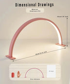 Lampada per unghie LED LUNAIL | Design a mezzaluna | USB | Per Nail Studio e casa