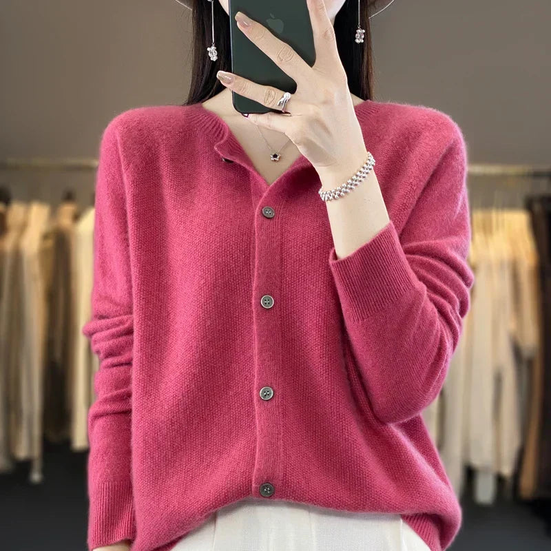 Maria: Maglia da donna 100% Lana Merino Australiana