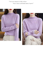 Maglione da donna Aurora in pura lana cashmere al 100% per l'autunno e l'inverno