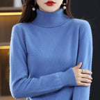 Maglione da donna in lana merino lavorata Asteria da indossare tutti i giorni