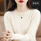 Aud: Maglione da donna 100% cashmere con scollo a O