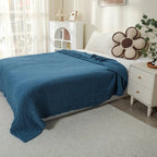 Brezza di cotone | Coperta in mussola 100% cotone | 6 strati, traspirante e leggero | Per divano e letto