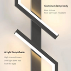 Elegante applique da parete a strisce LED per decorazioni domestiche moderne