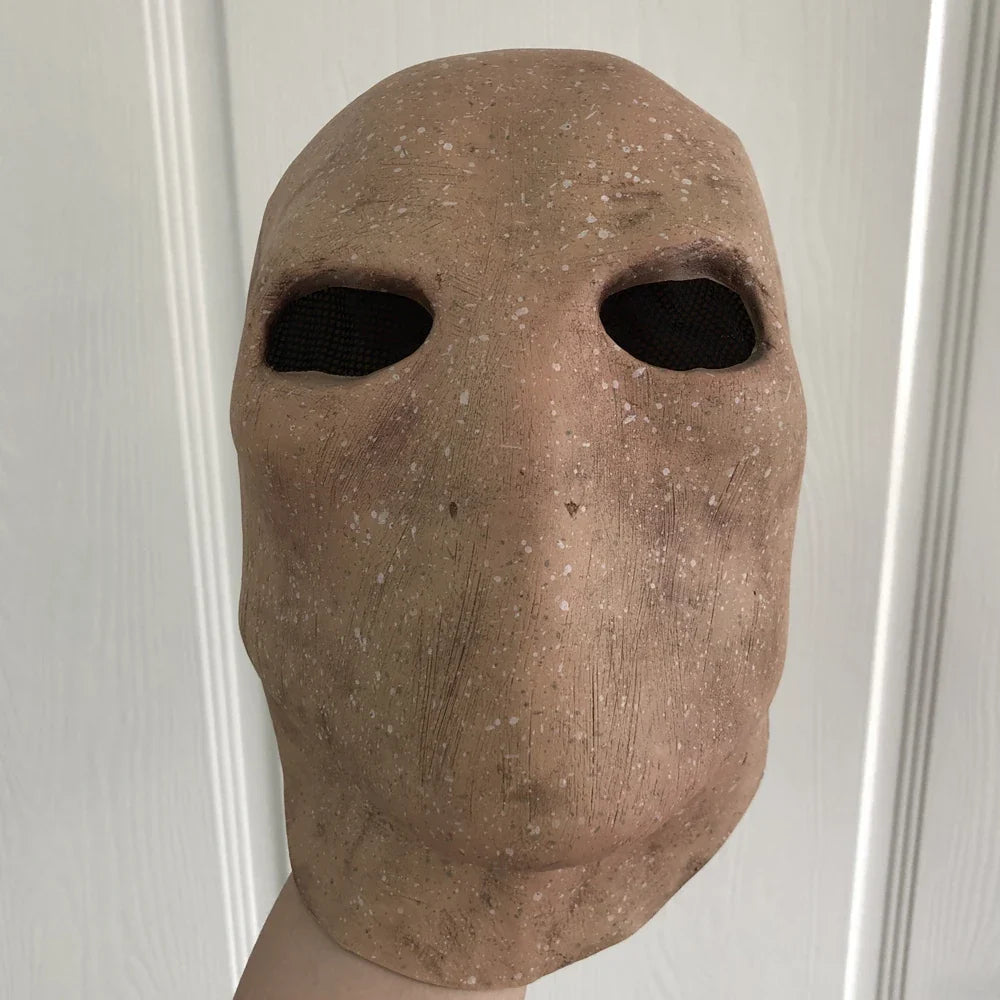 Costume di Halloween horror senza volto in lattice con maschera Slenderman