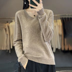 Maglione da donna con scollo a V in lana merino Kirrea Kirrea