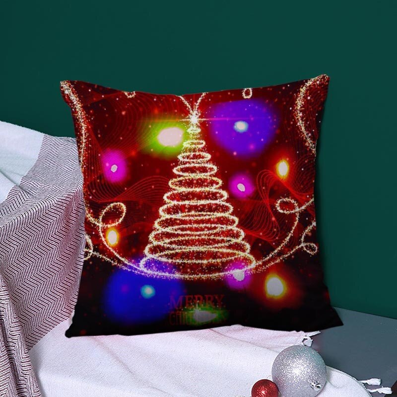 Federa per cuscino LED serie natalizia