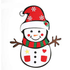 Pupazzo di neve di Natale in feltro Decorazioni per la casa di Natale Natale Navidad