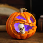 Decorazioni con zucca di Halloween | Teschio realistico Jack O'Lantern