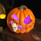 Decorazioni con zucca di Halloween | Teschio realistico Jack O'Lantern