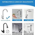 Organizer per rubinetto lavello | in acciaio inox, compatto e pratico