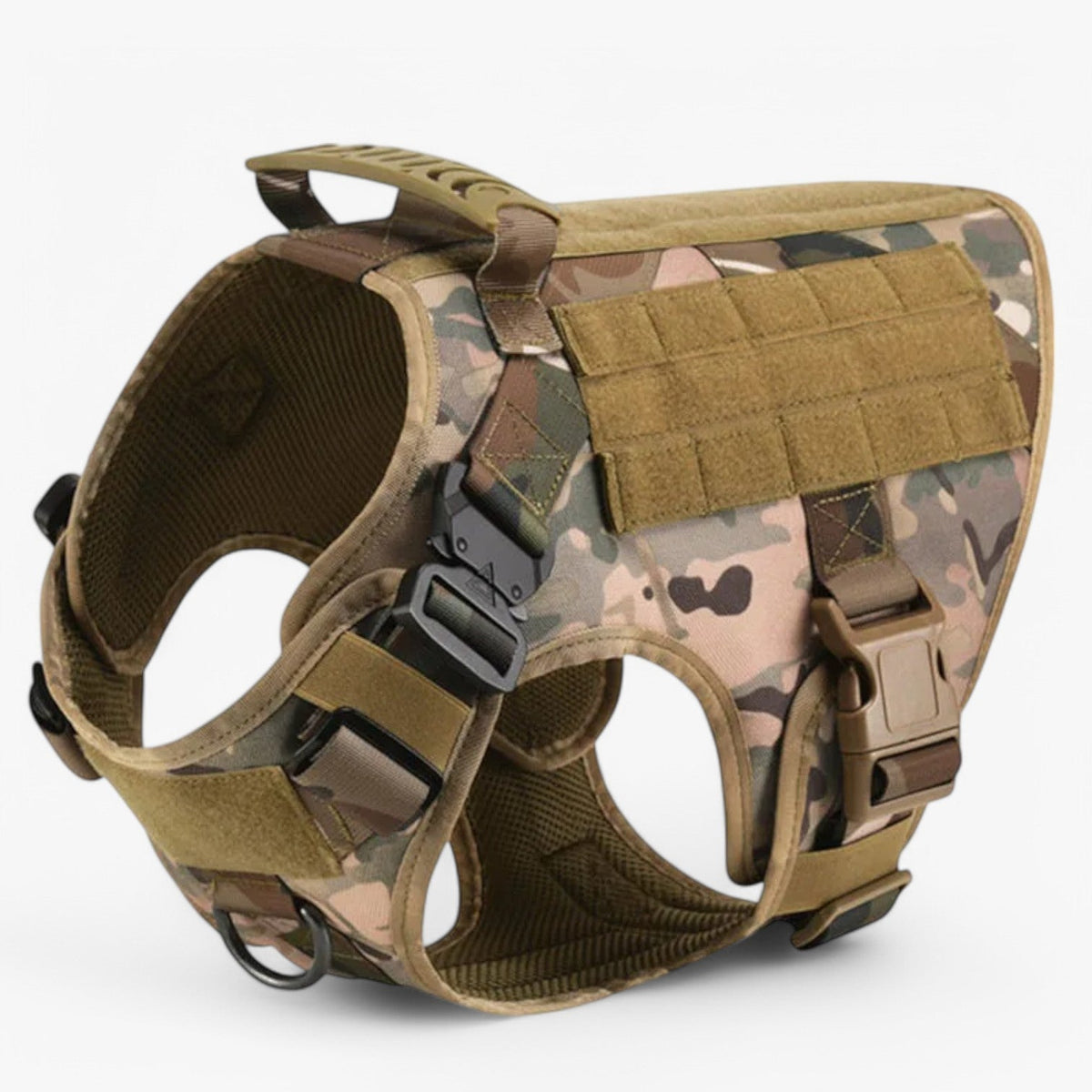 Pettorina tattica per cane di grado militare con sistema di sgancio rapido