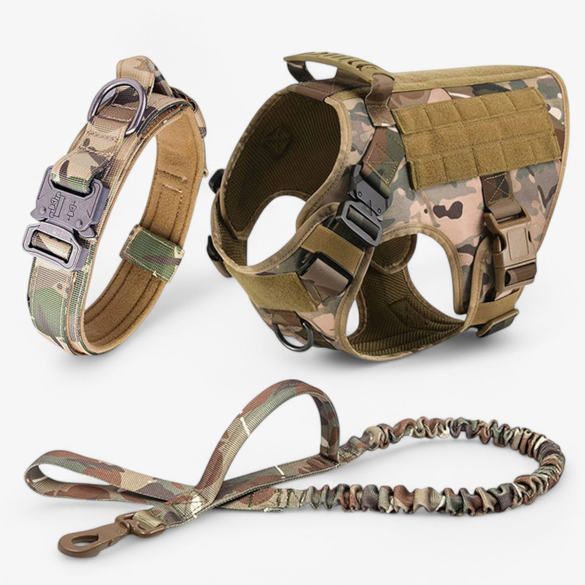 Pettorina tattica per cane di grado militare con sistema di sgancio rapido