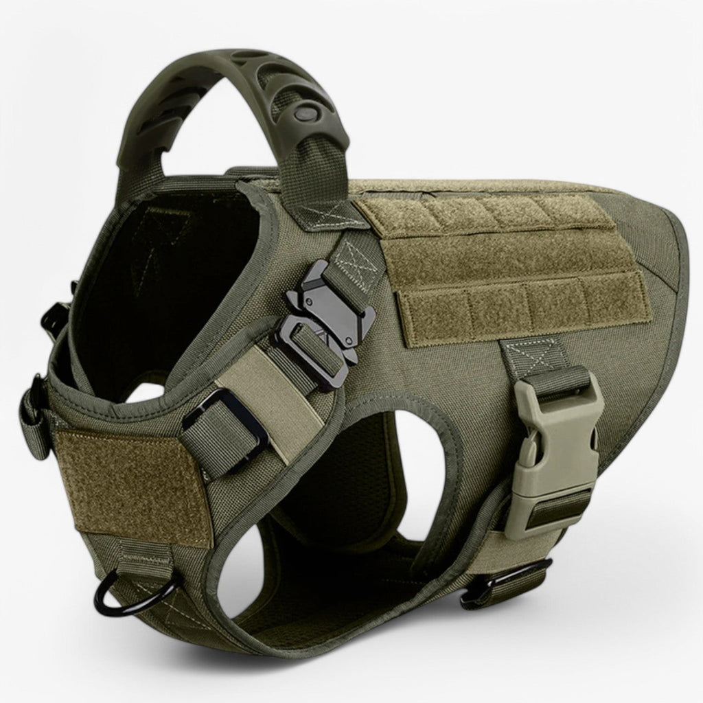 Pettorina tattica per cane di grado militare con sistema di sgancio rapido