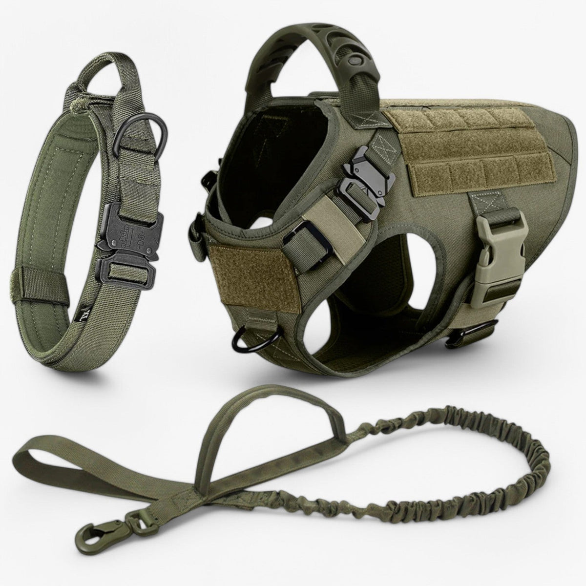 Pettorina tattica per cane di grado militare con sistema di sgancio rapido