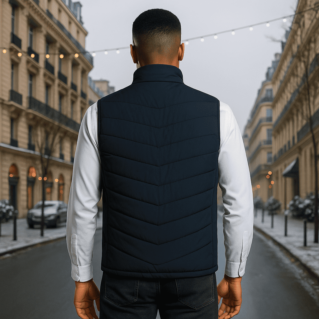 Gilet riscaldato unisex ricaricabile via USB ThermiVest