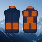 Gilet riscaldato unisex ricaricabile via USB ThermiVest