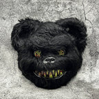 Maschera Pelosa di Halloween | Design Personaggio Mostro Nero