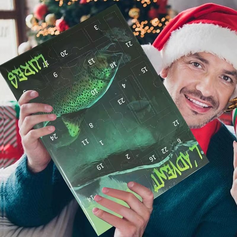 HookTide - Calendario dell'Avvento della pesca, regalo di Natale
