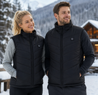Gilet riscaldati per l'inverno, Gilet riscaldato da uomo con batteria, Gilet riscaldato da donna con 3 impostazioni di calore, Ricaricabile tramite USB