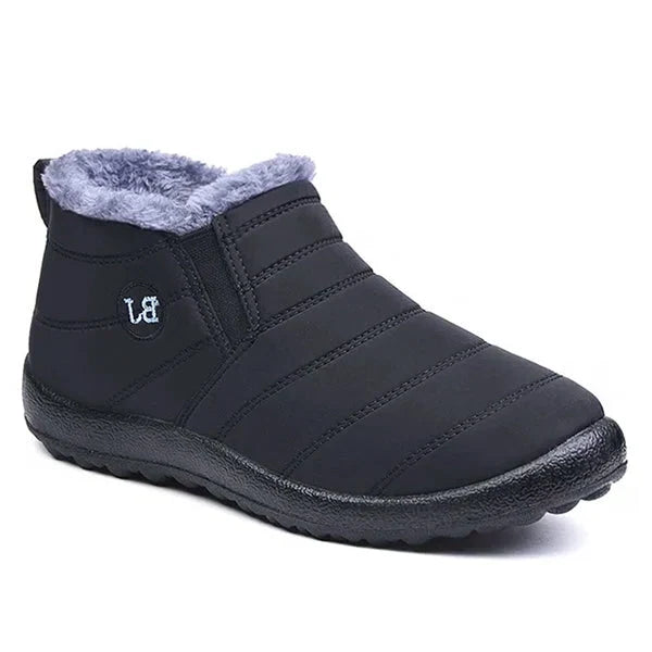 Stivali da neve da donna, Stivali invernali da donna con suola antiscivolo, Scarpe invernali da donna per il ghiaccio e il freddo