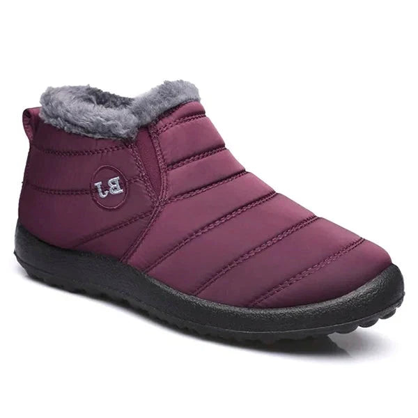 Stivali da neve da donna, Stivali invernali da donna con suola antiscivolo, Scarpe invernali da donna per il ghiaccio e il freddo