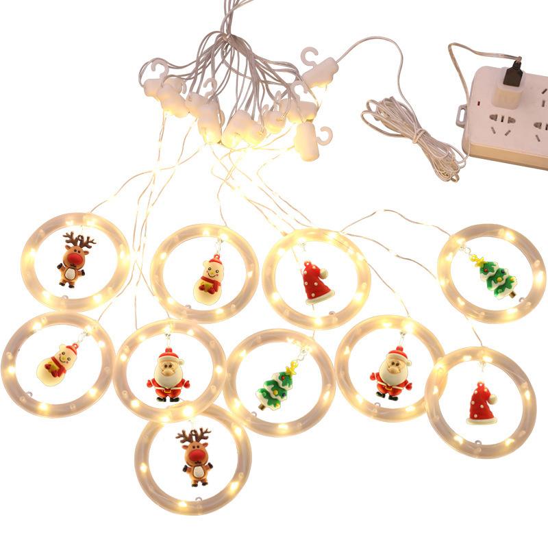 Luci della stringa della tenda di Natale