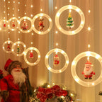 Luci della stringa della tenda di Natale