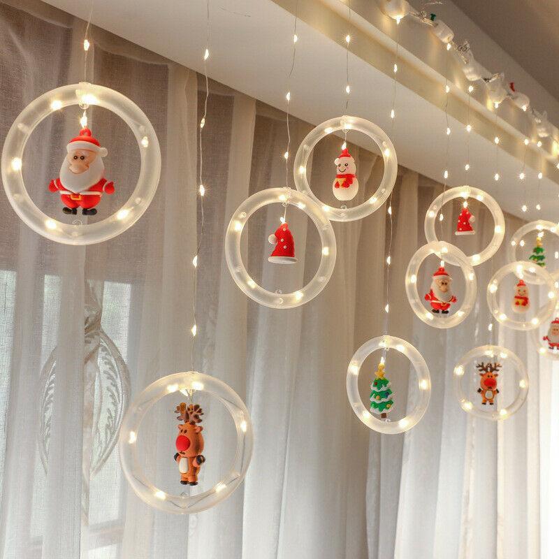 Luci della stringa della tenda di Natale