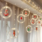Luci della stringa della tenda di Natale