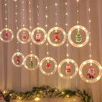 Luci della stringa della tenda di Natale