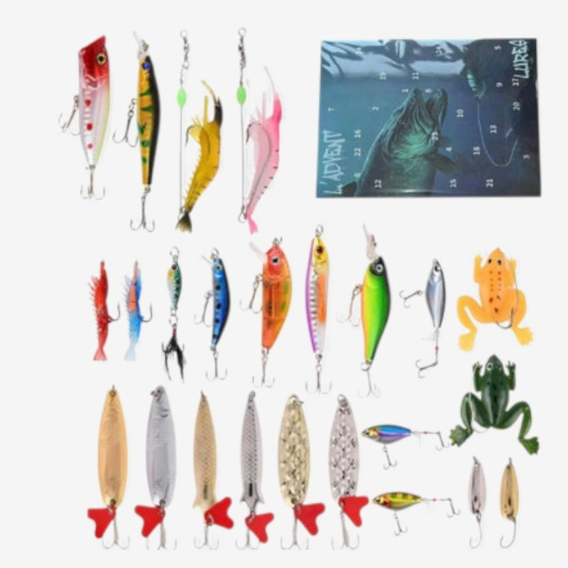 HookTide - Calendario dell'Avvento della pesca, regalo di Natale