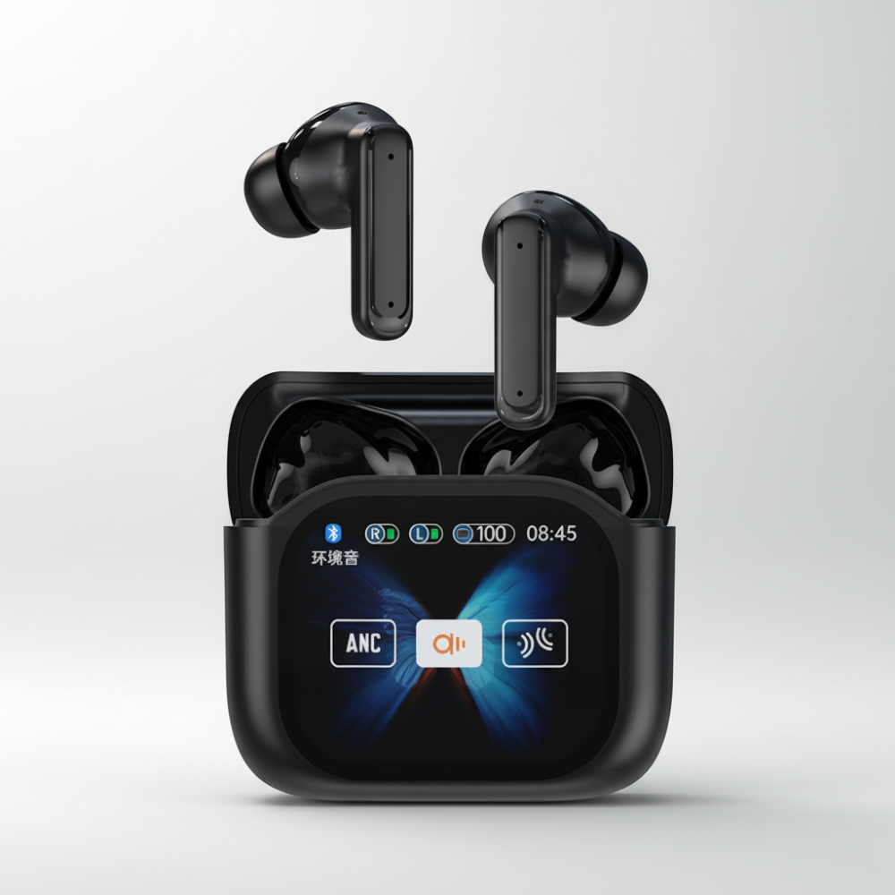 Auricolari traduttori wireless con controllo touch