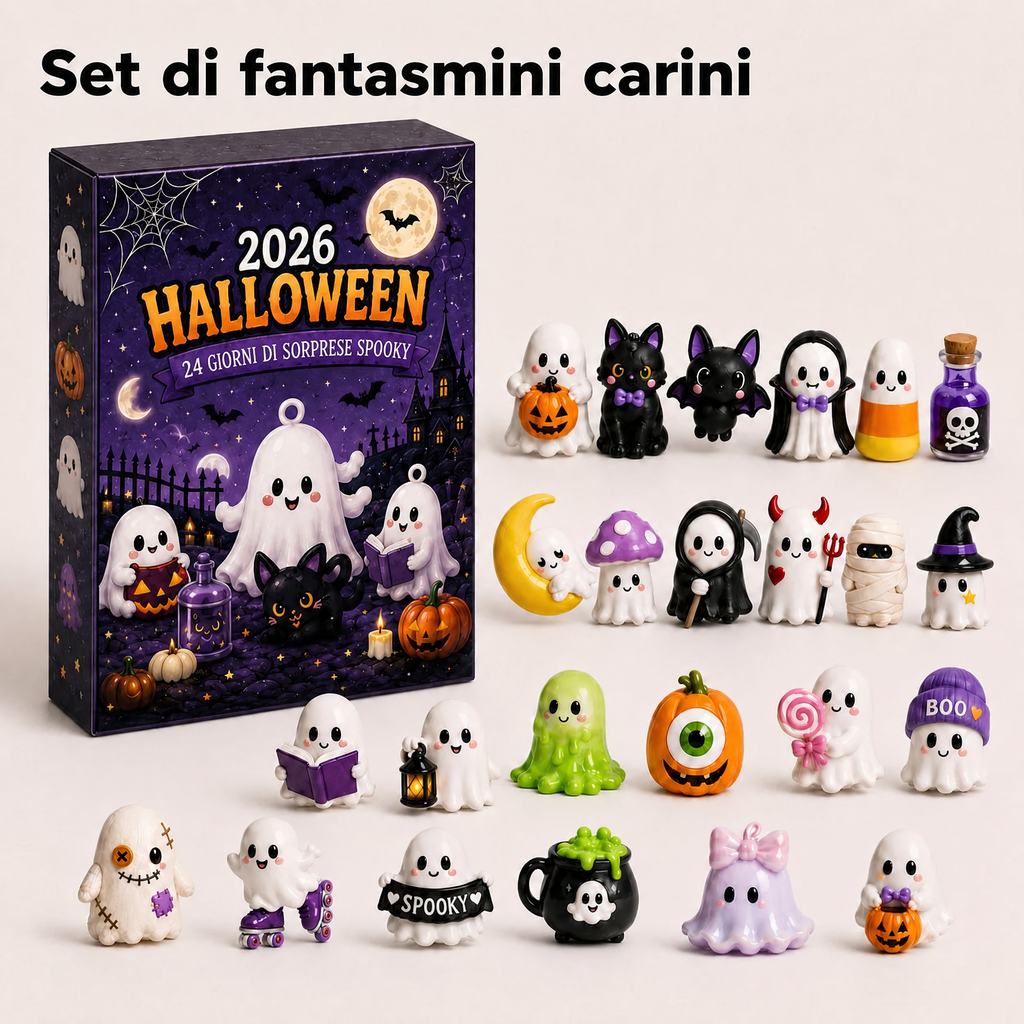 Collezione Calendario dell’Avvento di Halloween Misteriosa da 24 Giorni