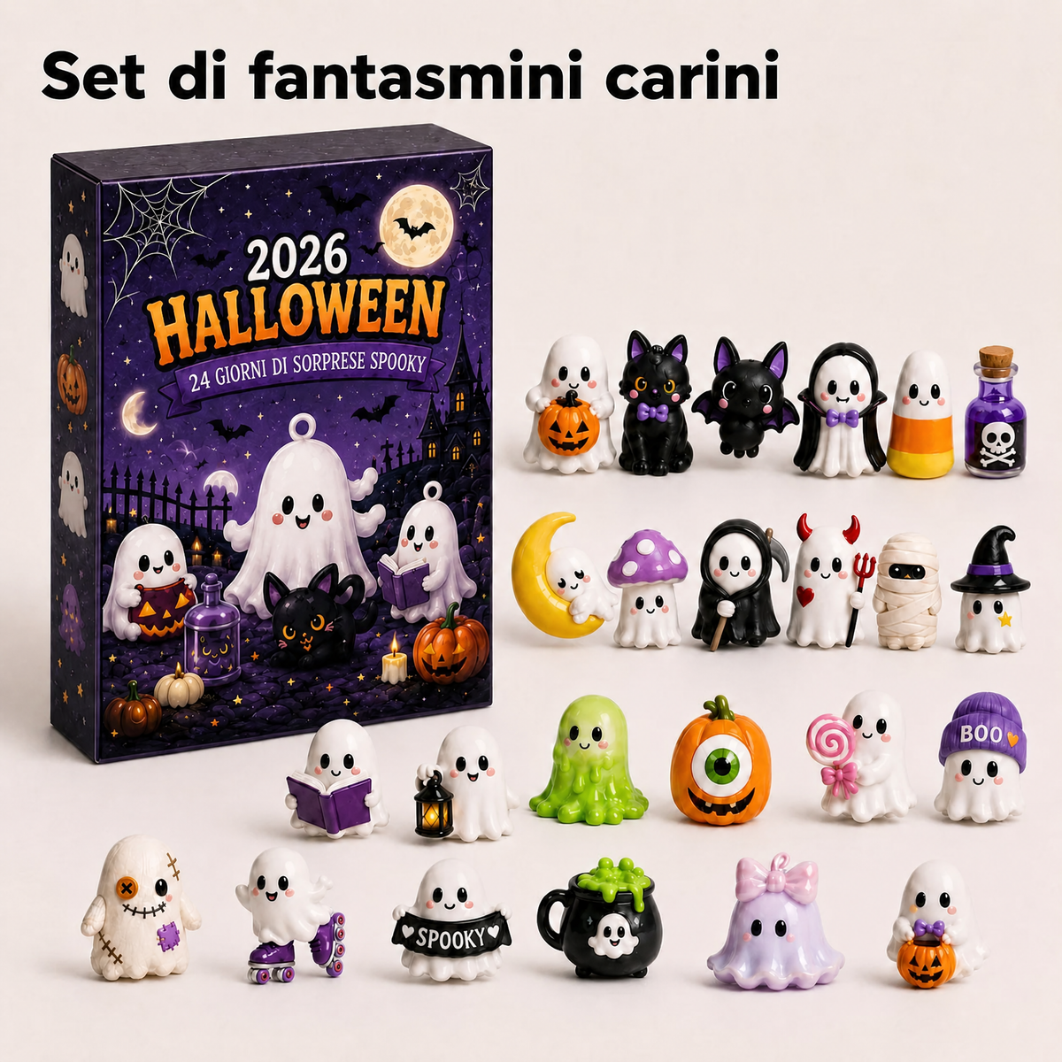 Collezione Calendario dell’Avvento di Halloween Misteriosa da 24 Giorni
