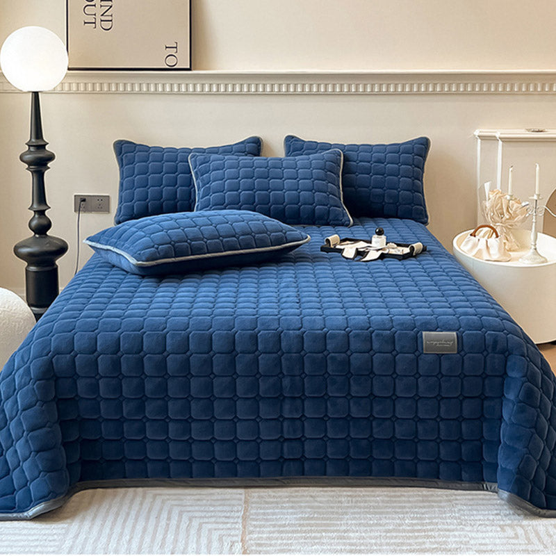 Coperta moderna morbida con trama quadrata | Elegante copriletto soffice e copridivano