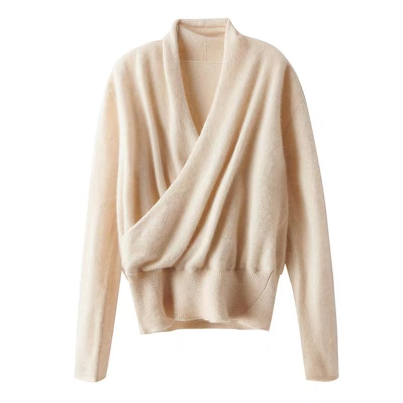 Maglione di lana lavorato a maglia Noa